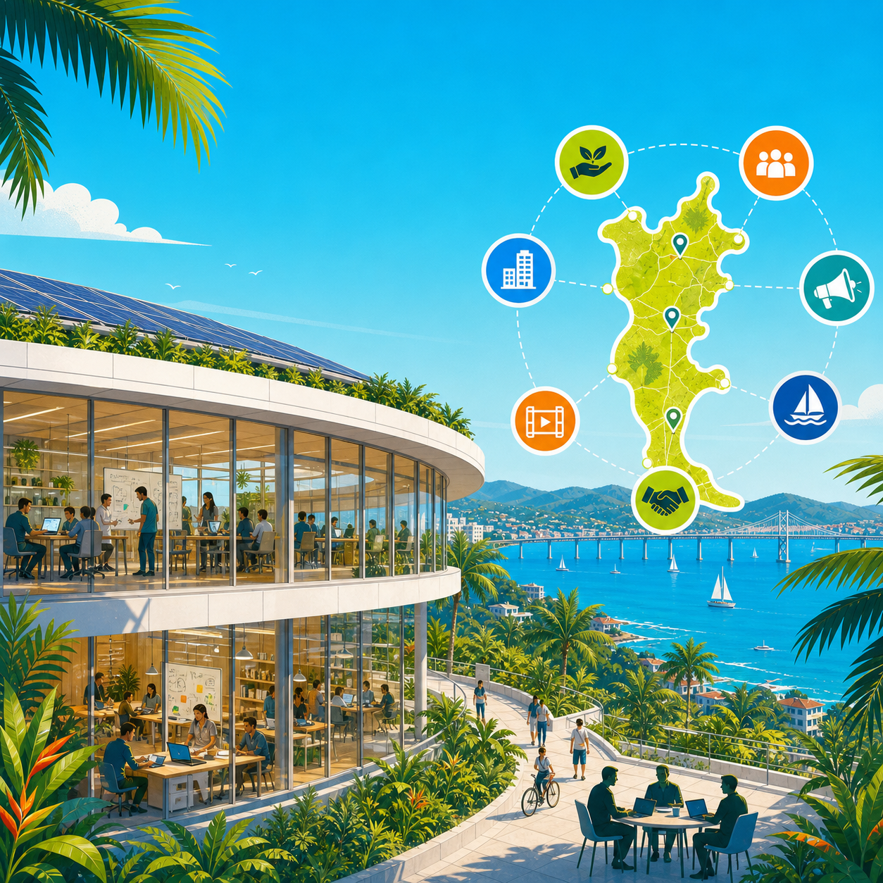 FIT founding member and partner activation illustration